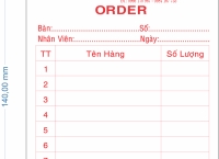 In order cho nhà hàng giá rẻ tại Phước Lộc