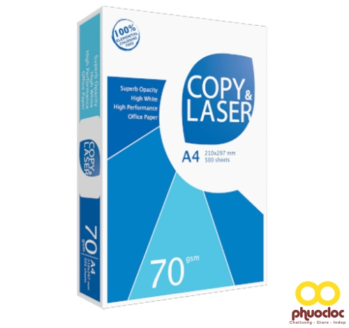 Giấy A4 giá rẻ Copy & Laser 70 gsm