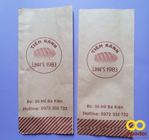 Túi giấy đựng bánh mì Linh 1983
